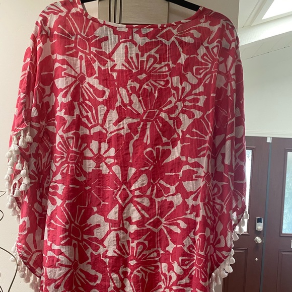 Trina Turk Cotton Caftan Coverup - Picture 5 of 8